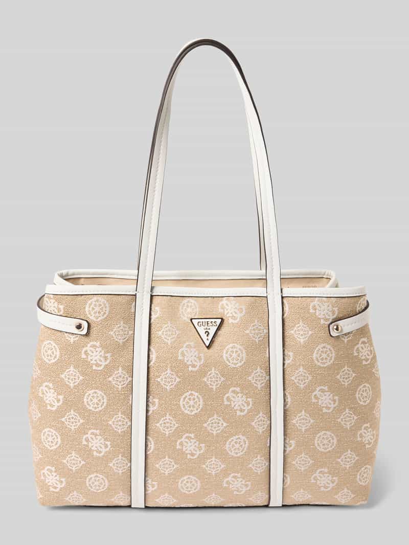 Handtasche mit Label-Applikation Modell 'BEYZA GIRLFRIEND TOTE'