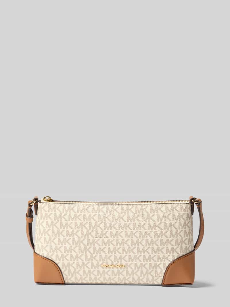 MICHAEL Michael Kors Handtasche mit Allover-Logo-Print Modell 'Murphy' in Ecru, Größe 1