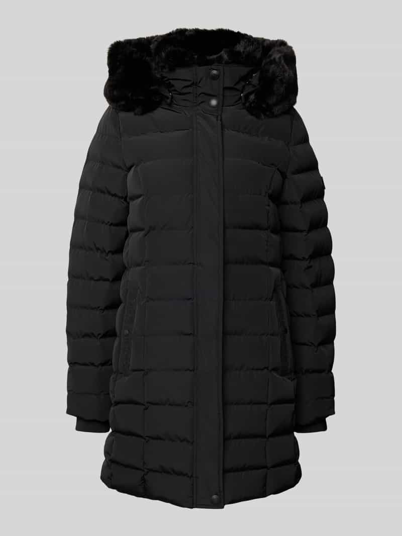 Wellensteyn Steppjacke mit Kapuze Modell 'SANTORIN' in Black, Größe XS