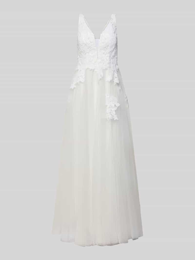 Brautkleid mit Herz-Ausschnitt