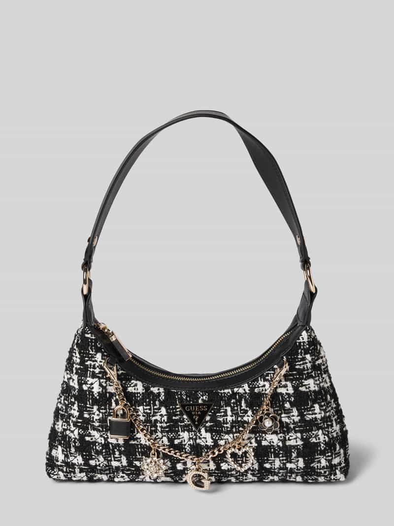 Guess Handtasche mit Applikationen Modell 'EVERLEE' in Black, Größe 1