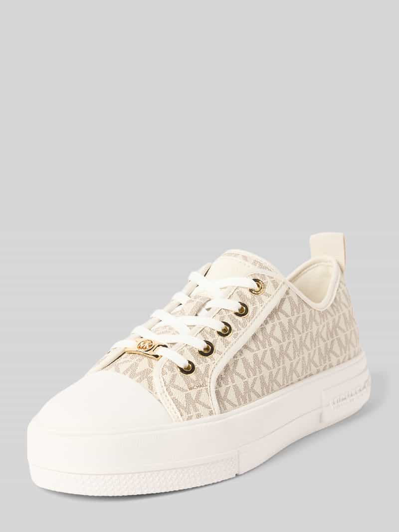 MICHAEL Michael Kors Sneaker mit Label-Detail Modell 'EVY' in Beige, Größe 36