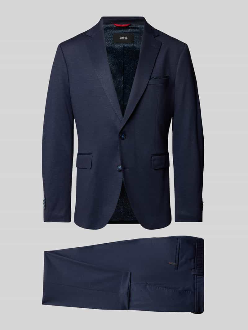 Cinque Slim Fit Anzug mit Viskose-Anteil Modell 'Ciponza' in Blau, Größe 44