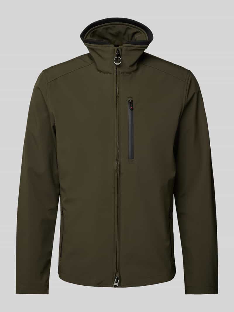Wellensteyn Funktionsjacke mit Stehkragen Modell 'Alus' in Oliv, Größe M