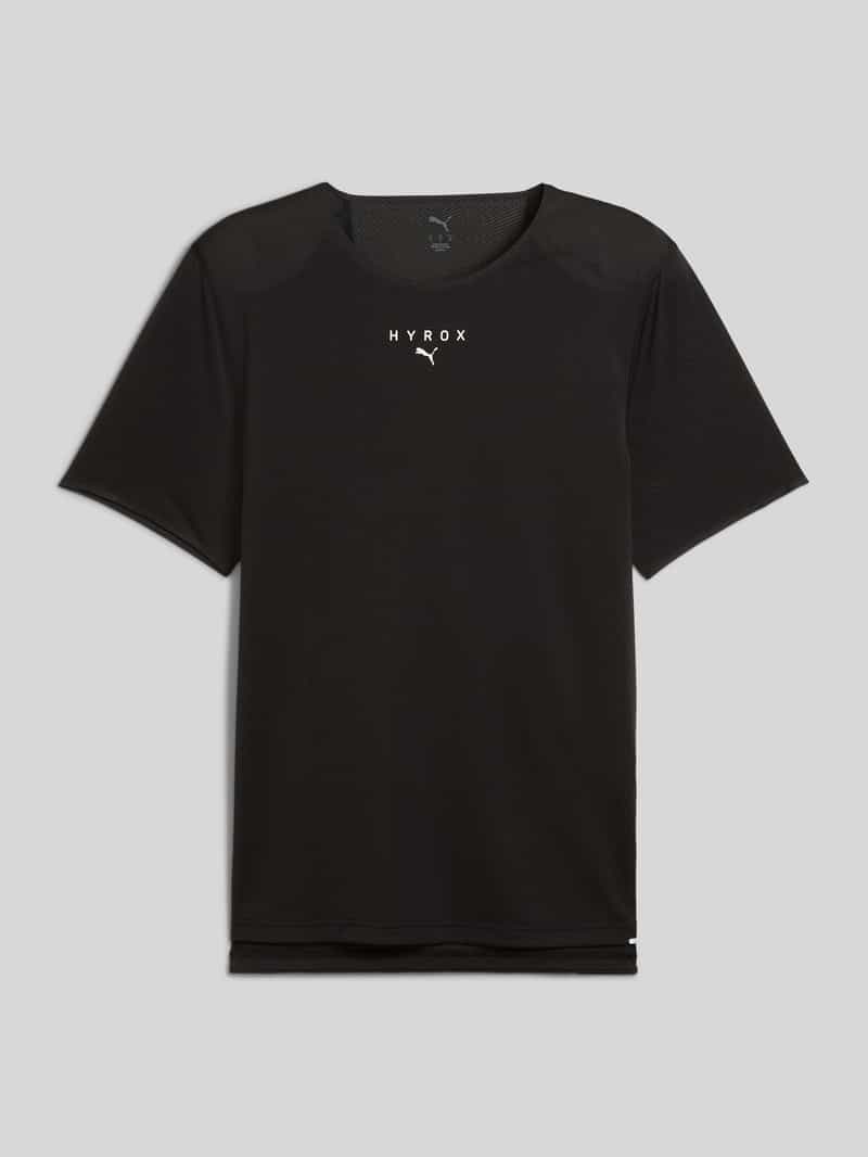 PUMA PERFORMANCE PUMA x HYROX - Regular Fit T-Shirt aus Singleface-Jacquard in Black, Größe L