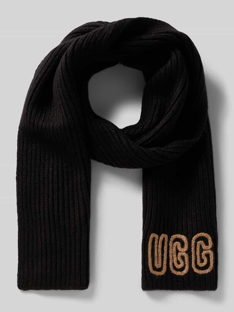 UGG Schal mit Label-Detail in Black, Größe 1