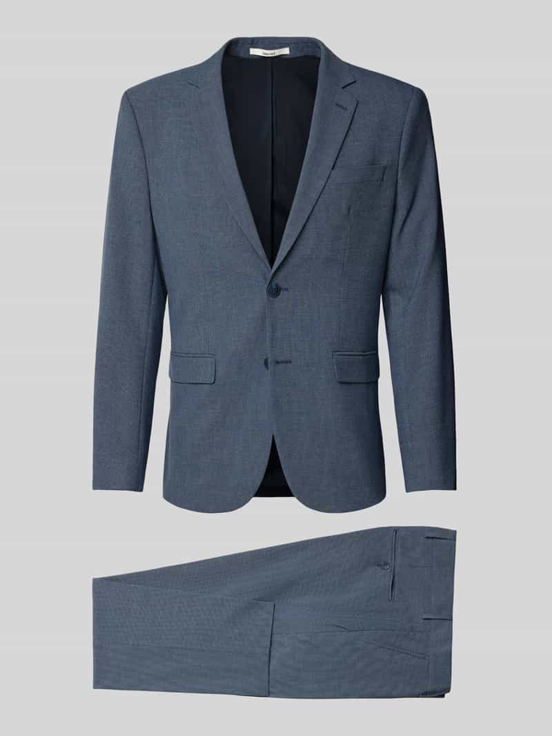 SELECTED HOMME Slim Fit Anzug mit Viskose-Anteil Modell 'LIAM' in Marine, Größe 48