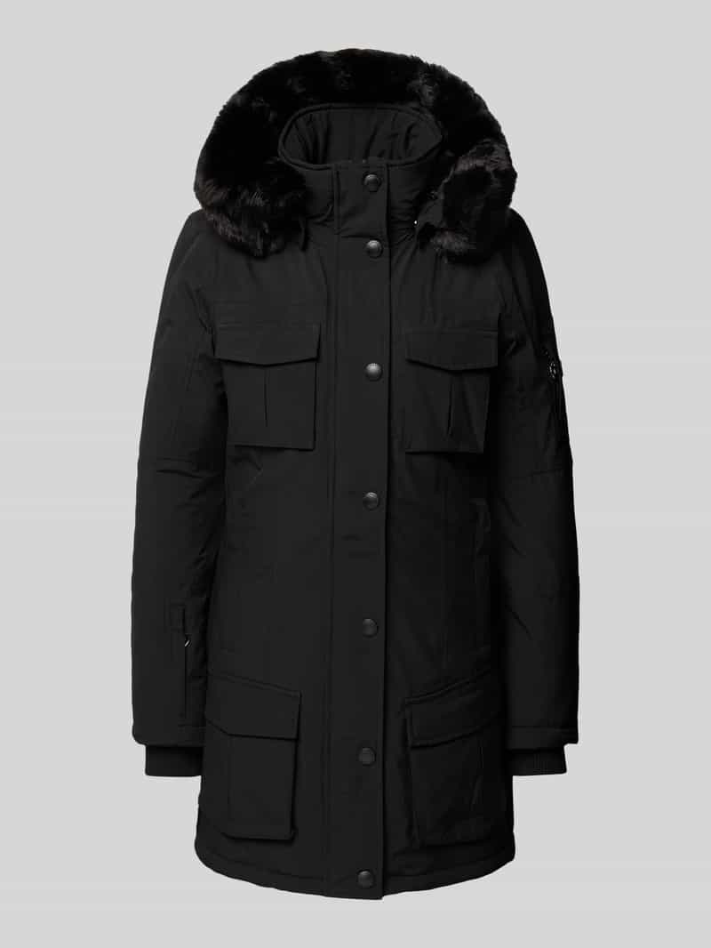 Wellensteyn Funktionsjacke mit Pattentaschen Modell 'SCHNEEZAUBER' in Black, Größe S