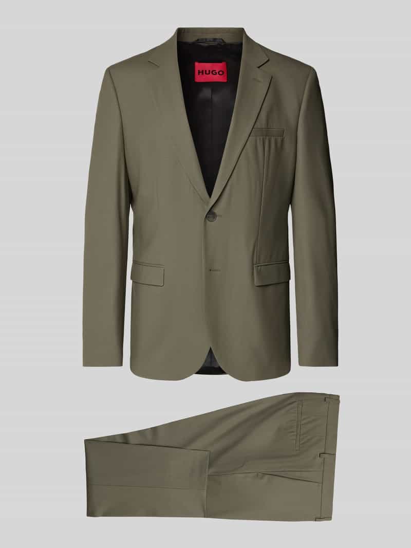 Slim Fit Anzug mit 2-Knopf-Sakko