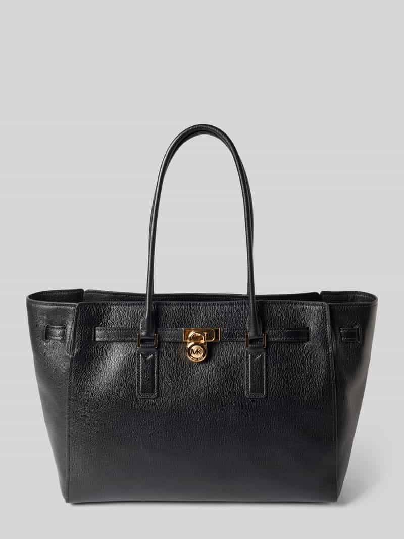 MICHAEL Michael Kors Handtasche in Leder-Optik Modell 'HAMILTON' in Black, Größe 1