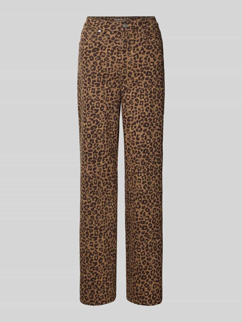 Wide Leg Jeans aus Baumwoll-Mix Modell 'LINOU'