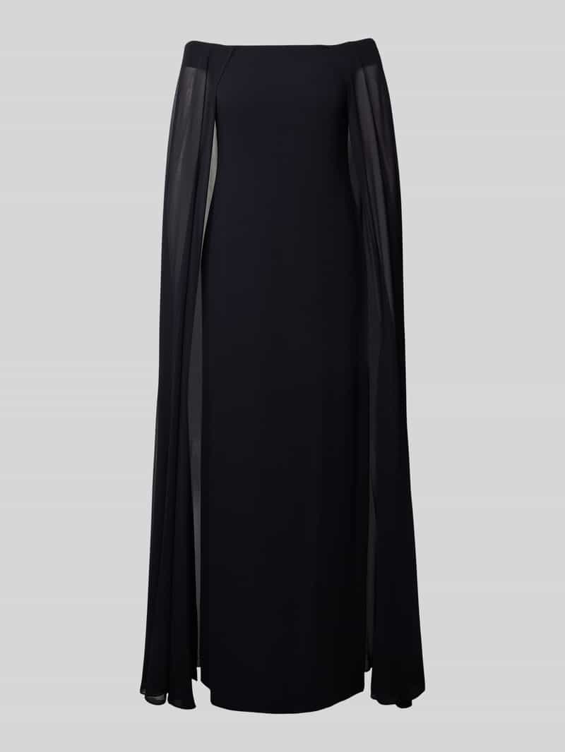 Lauren Ralph Lauren Abendkleid mit weiten Ärmeln Modell 'EDLYNE' in Black, Größe 34