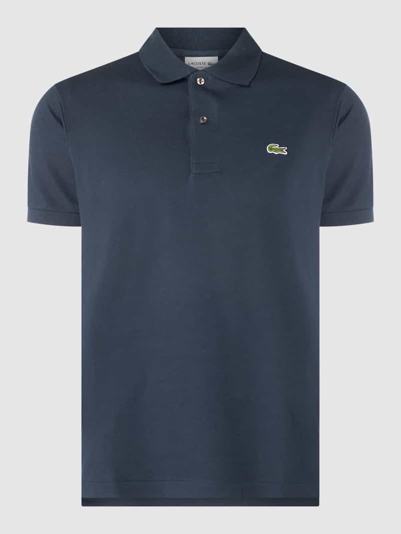Lacoste Poloshirt mit Label-Stitching Modell 'L.12.12 CORE' in Marine, Größe 4XL