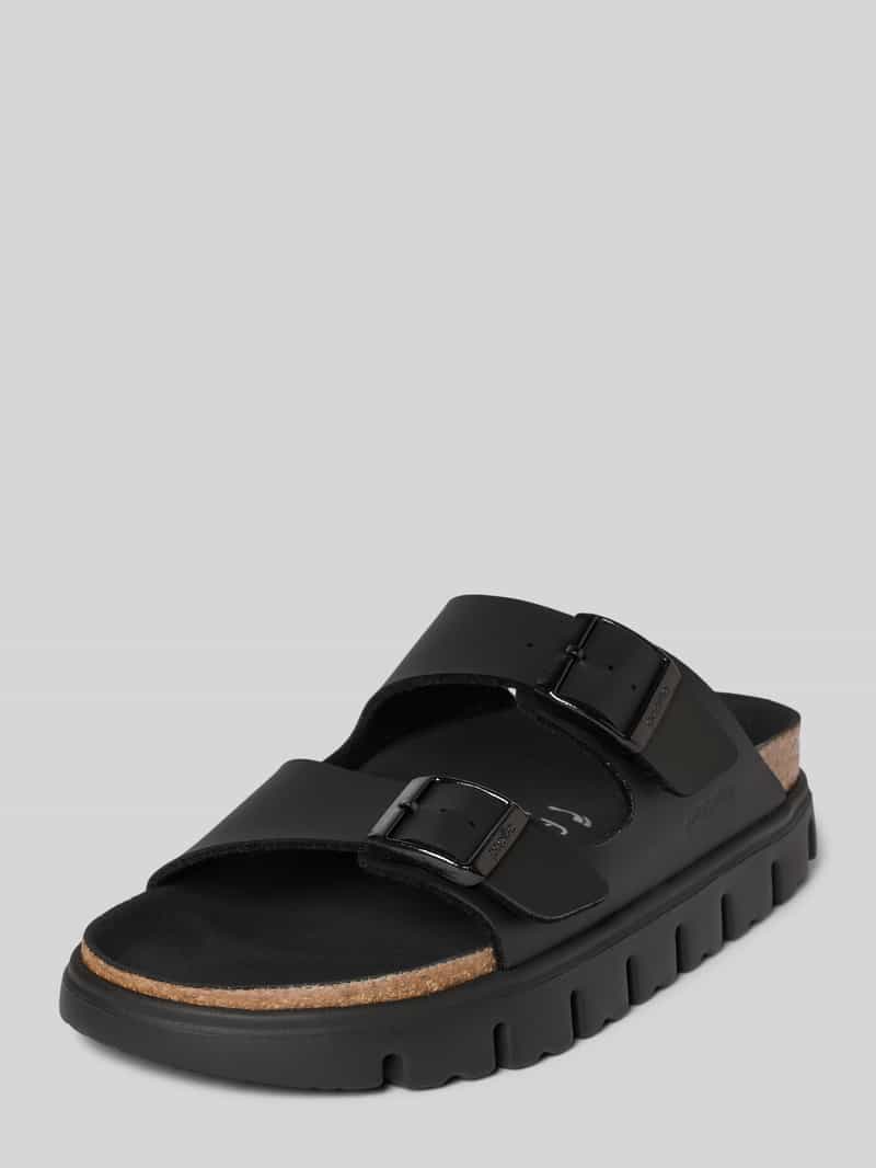 Birkenstock Sandalen mit Dornschließen Modell 'Arizona' in Black, Größe 36