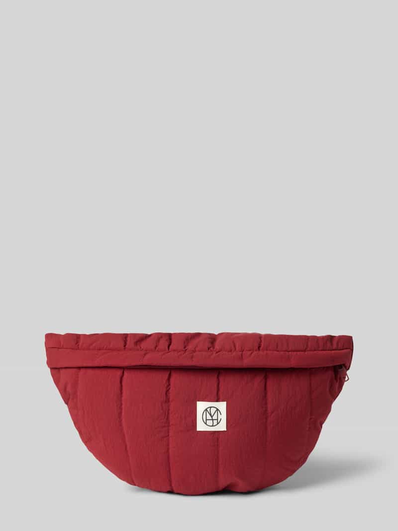 MSCH Copenhagen Bauchtasche mit Label-Detail Modell 'SASJA' in Dunkelrot, Größe 1