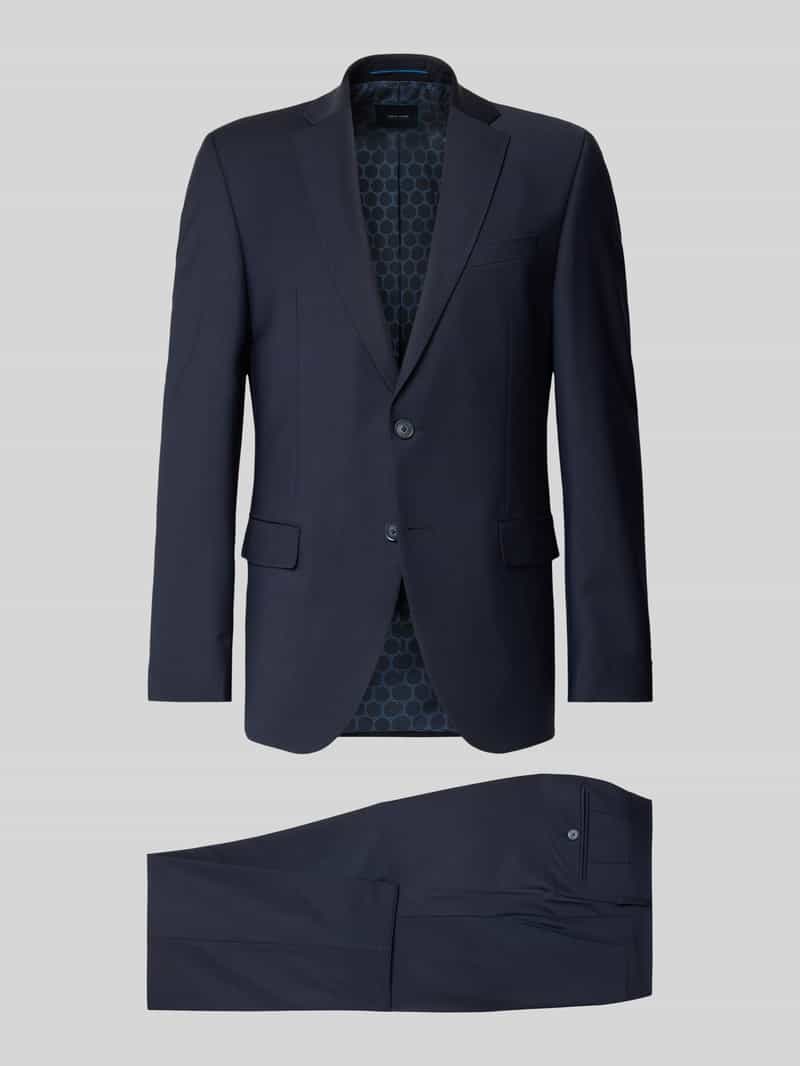 Pierre Cardin Anzug mit Reverskragen in Marine, Größe 102