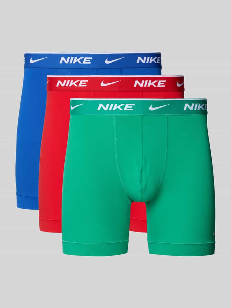 Nike Dri-Fit Boxershorts im 3er-Pack in Rot, Größe L