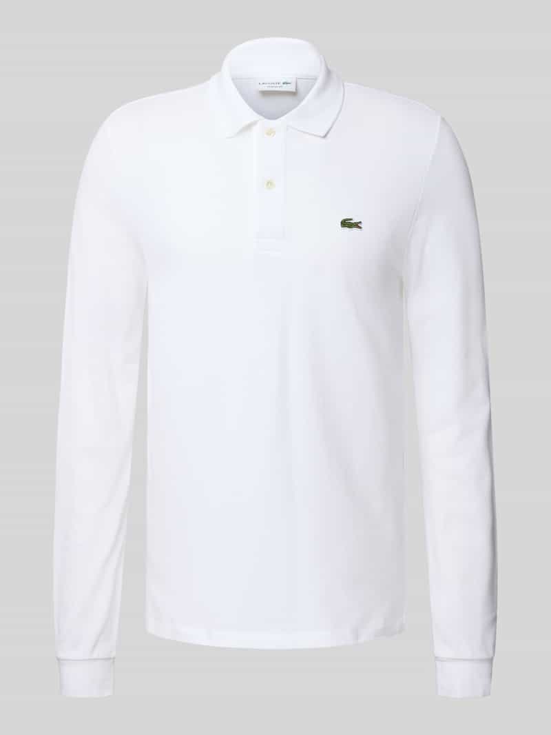 Lacoste Regular Fit Poloshirt aus reiner Baumwolle in Weiss, Größe XXXL