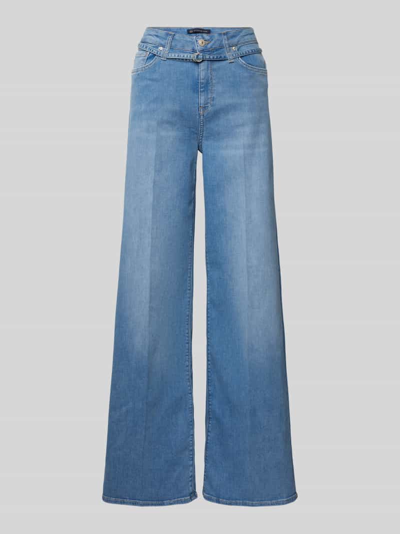 Wide Leg Jeans mit Gürtel Modell 'Sventy B'