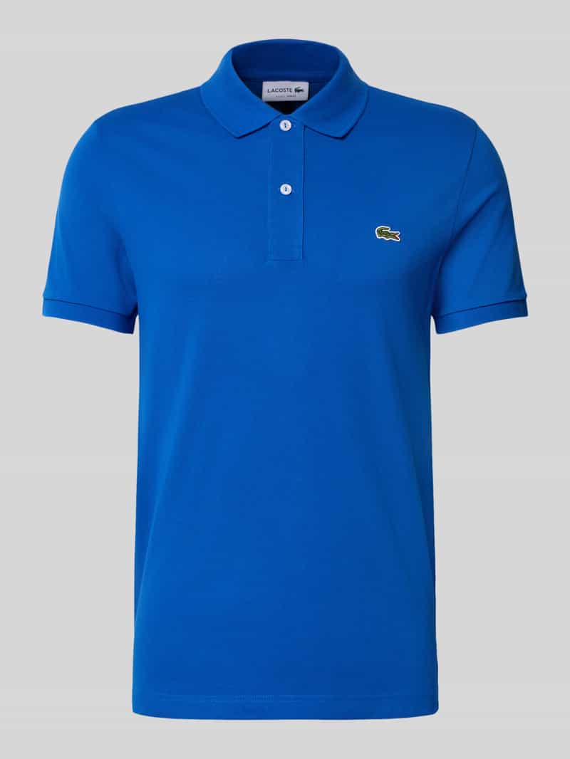 Lacoste Slim Fit Poloshirt aus reiner Baumwolle in Royal, Größe L