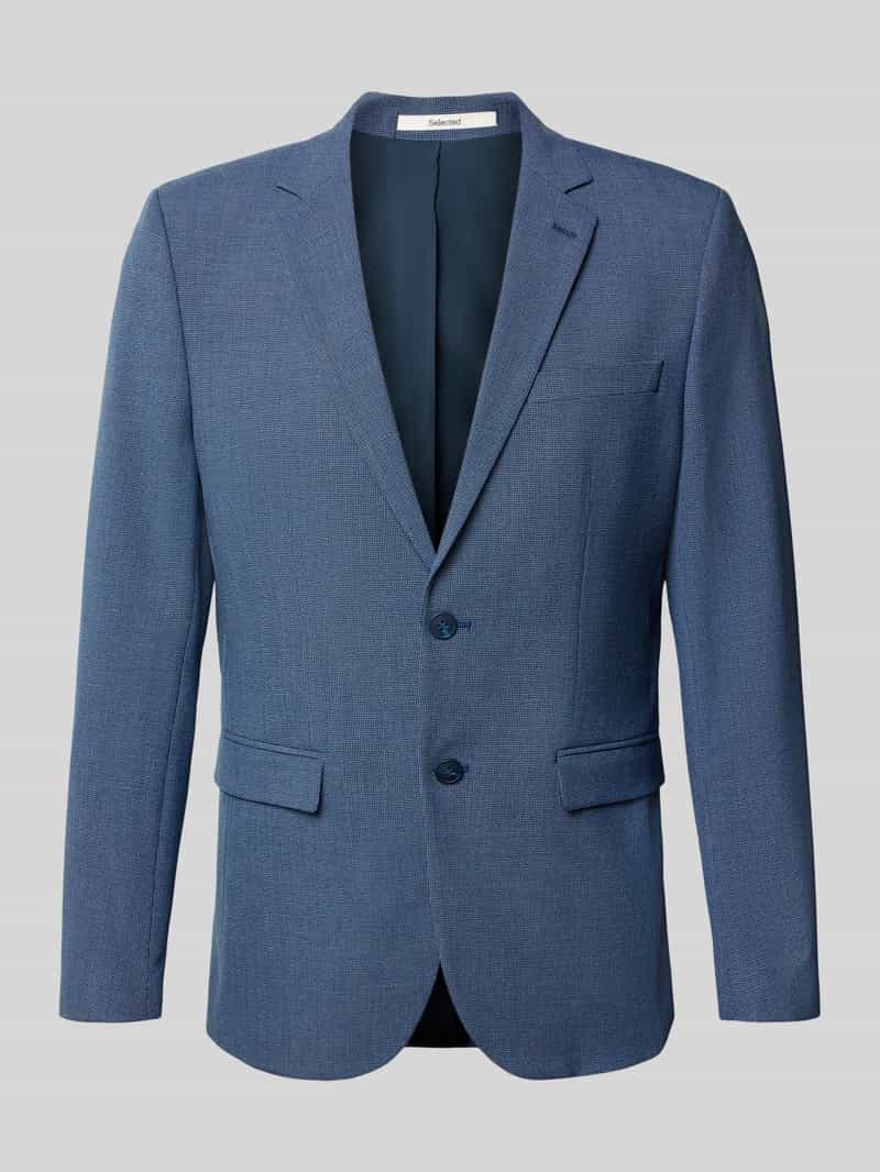 SELECTED HOMME Slim Fit Anzugsakko im Performance-Schnitt Modell 'SLIM-LIAM' in Dunkelblau, Größe 46