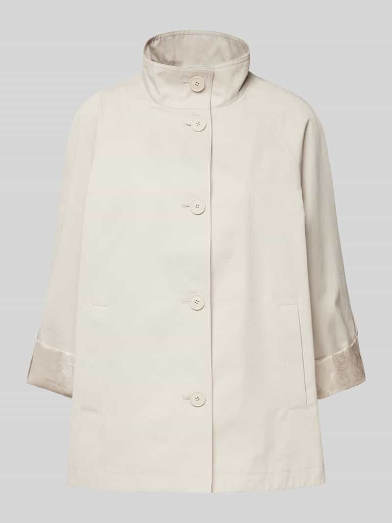 Mantel mit Knopfleiste
