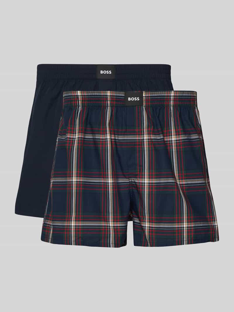 Boxershorts aus reiner Baumwolle im 2er-Pack