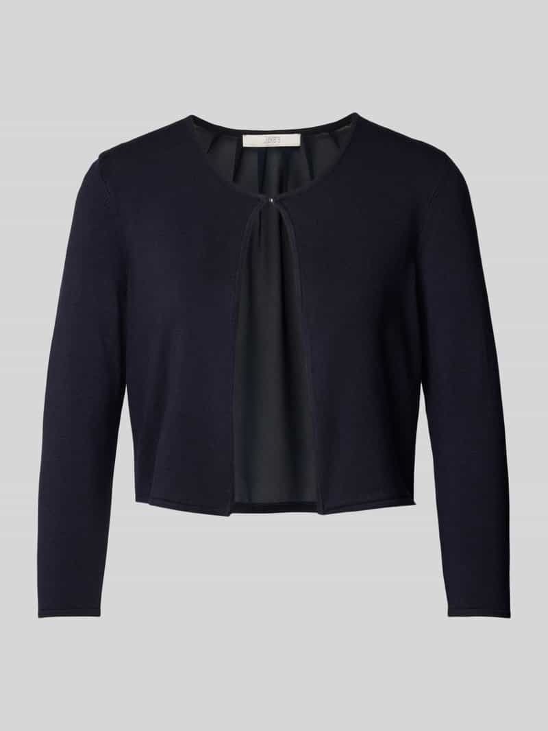 Jake*s Cocktail Bolero mit 3/4-Ärmel in Marine Melange, Größe 32