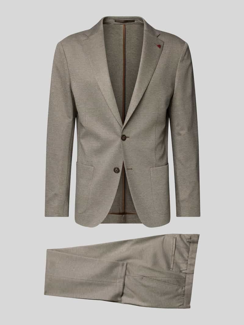 Slim Fit Anzug aus Viskose-Mix