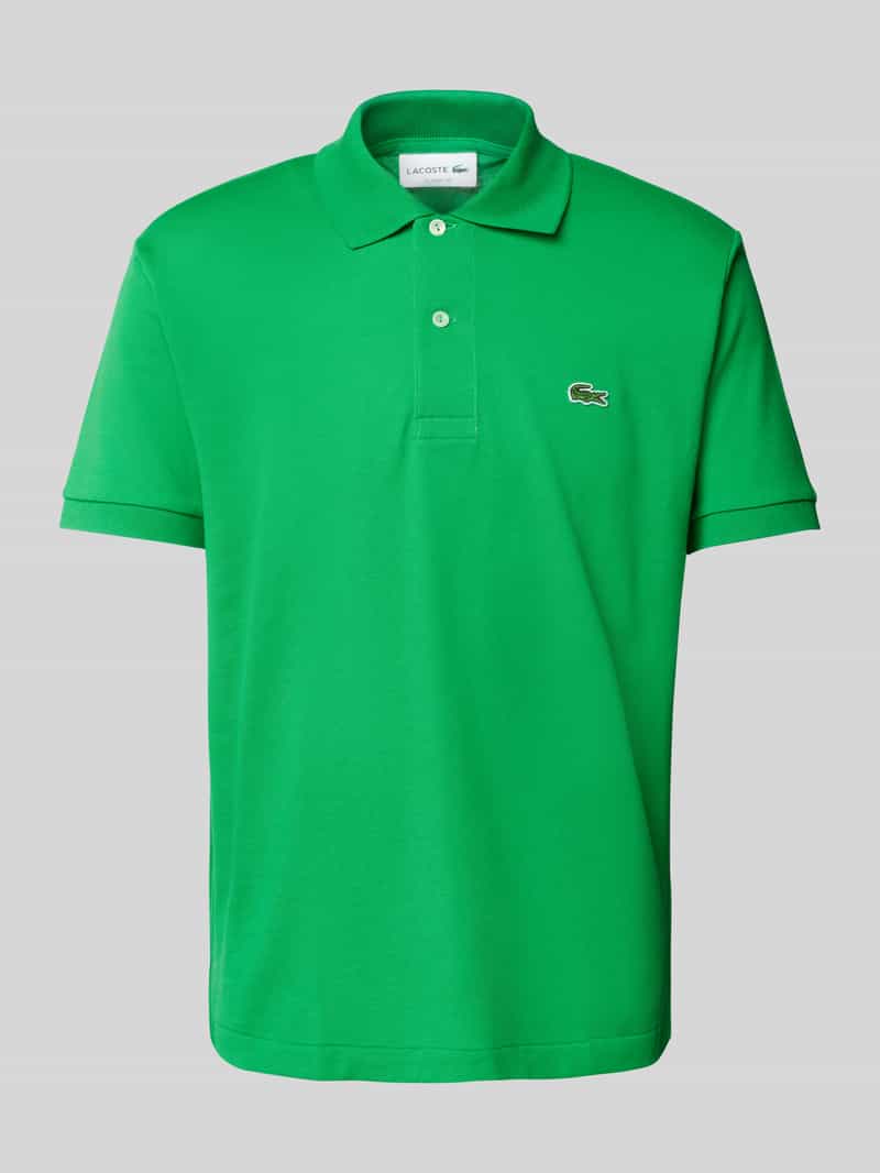 Lacoste Classic Fit Poloshirt mit Label-Detail in Apfel, Größe M