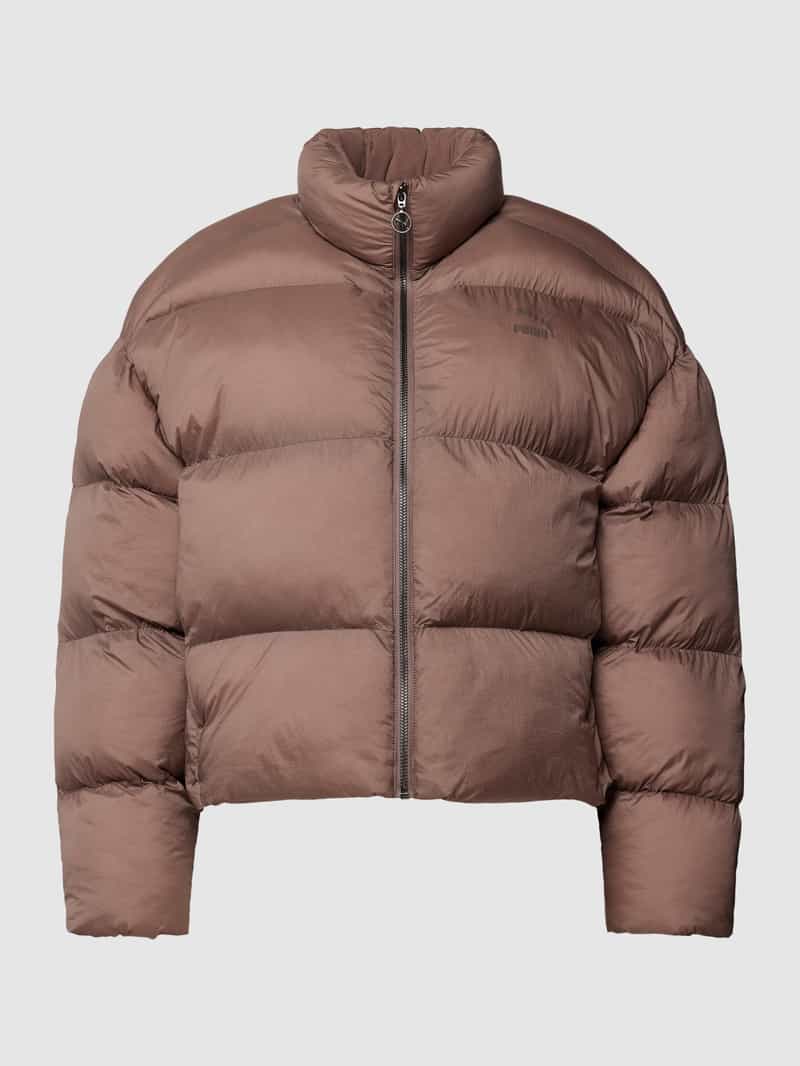 PUMA Steppjacke mit Label-Print - PUMA X P&C* in Taupe, Größe L