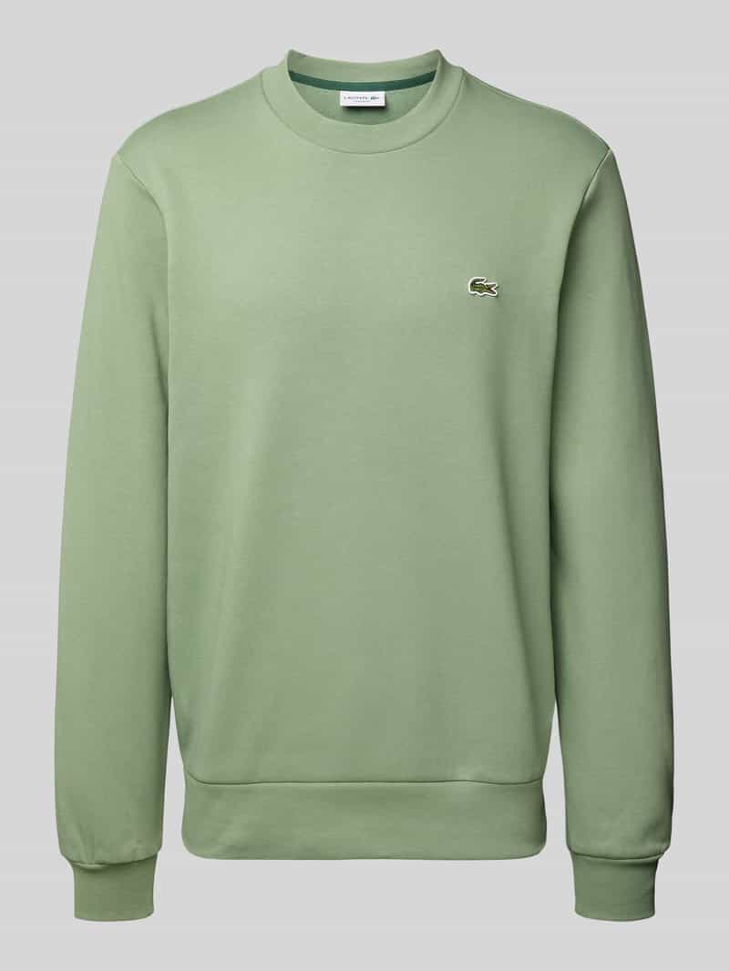 Lacoste Regular Fit Sweatshirt aus Baumwoll-Mix in Gruen, Größe XL
