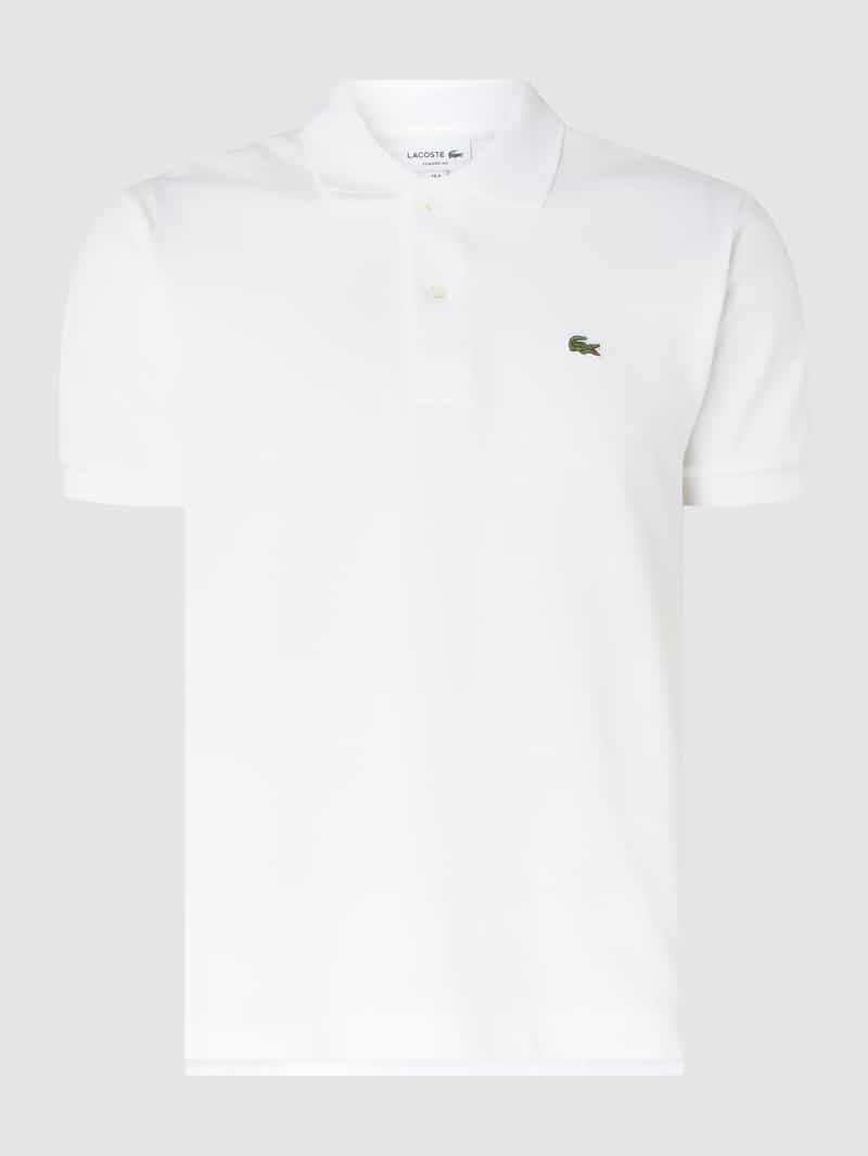 Lacoste Poloshirt mit Label-Stitching Modell 'L.12.12 CORE' in Weiss, Größe 3XL