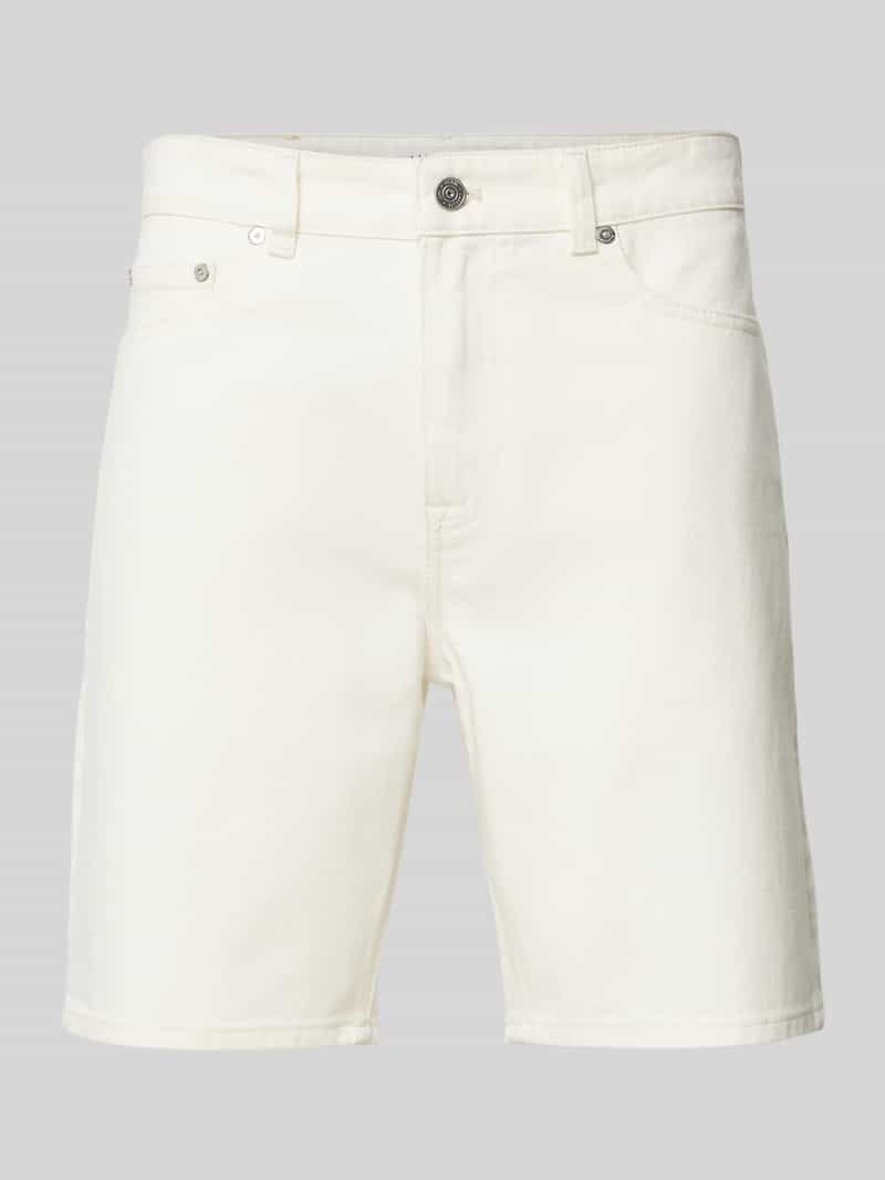 Lacoste Regular Fit Jeansbermudas im 5-Pocket-Design in Offwhite, Größe 30
