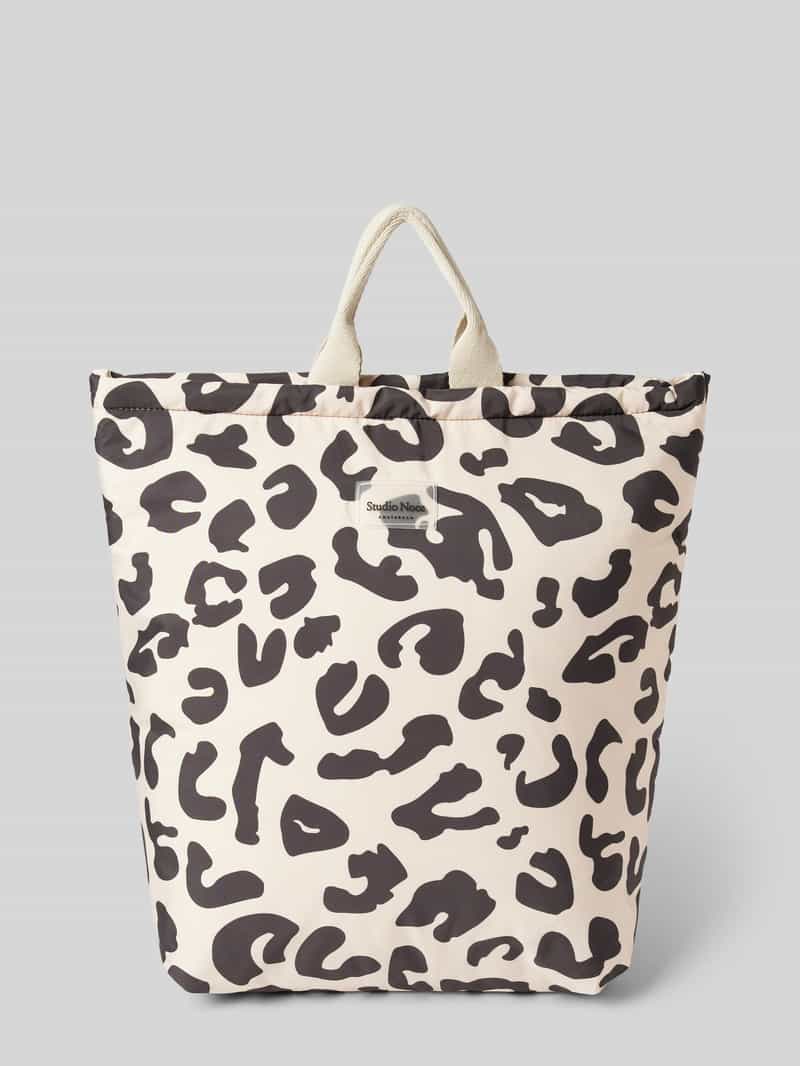 Handtasche mit Label-Badge Modell 'Holy cow'