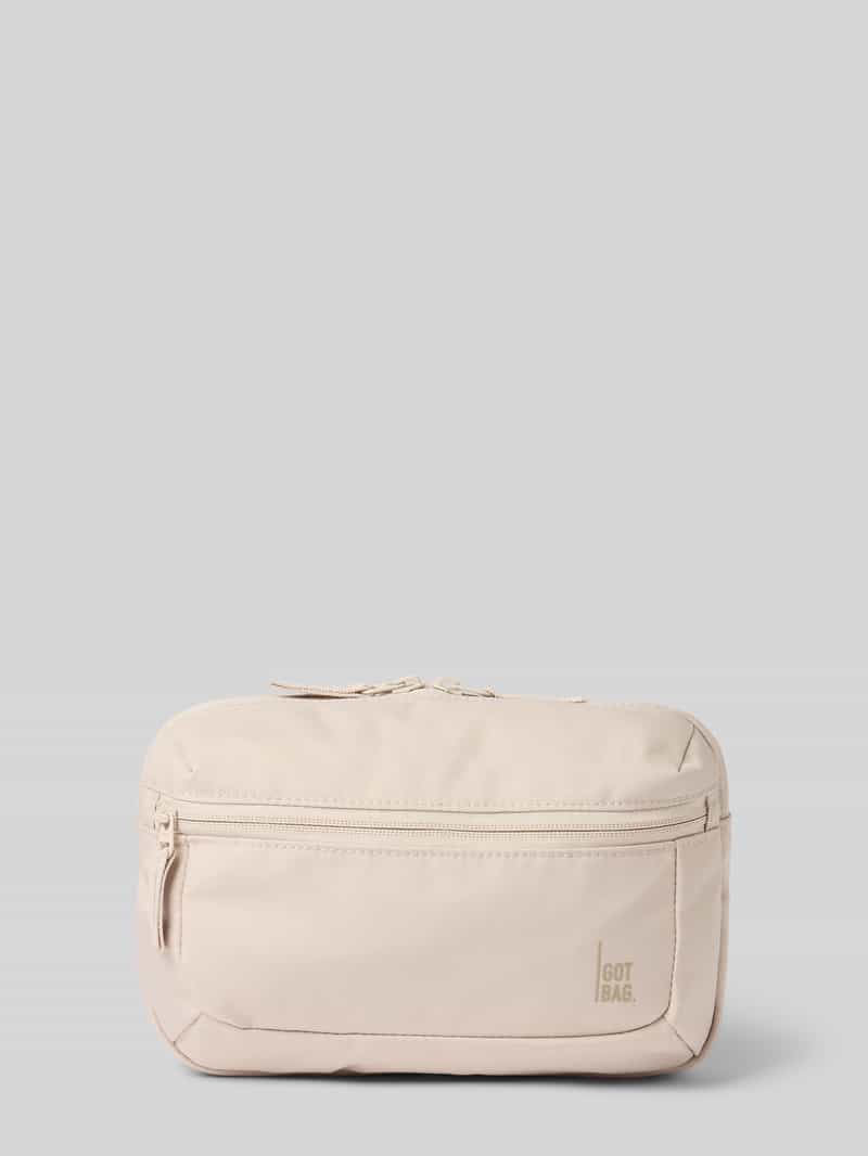 Gotbag Bauchtasche mit Label-Print in Beige, Größe 1