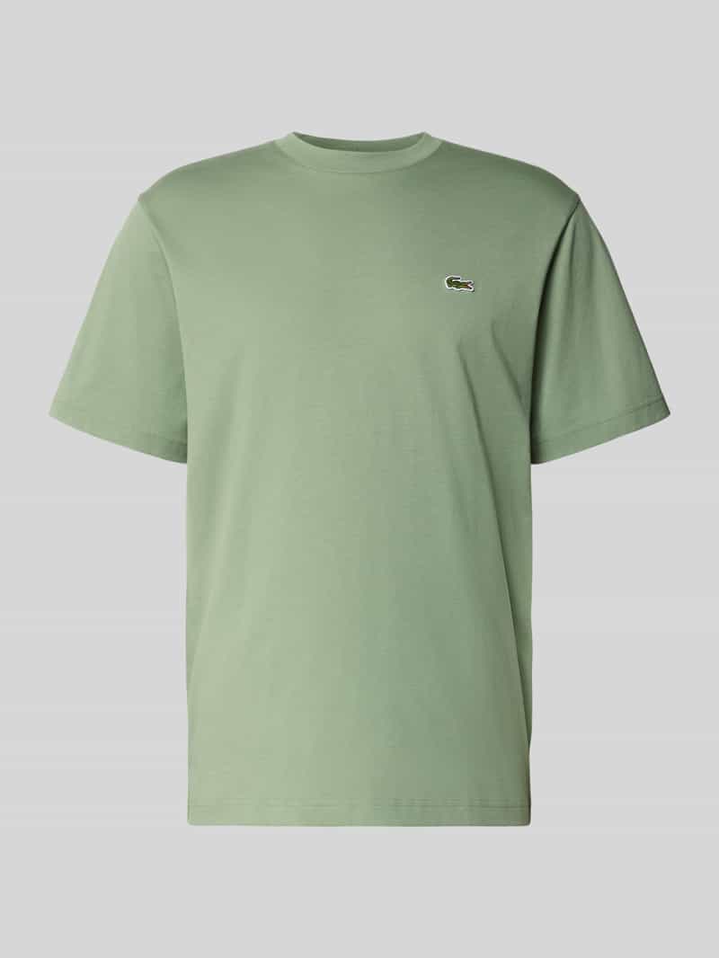 Lacoste Regular Fit T-Shirt aus reiner Baumwolle in Gruen, Größe M