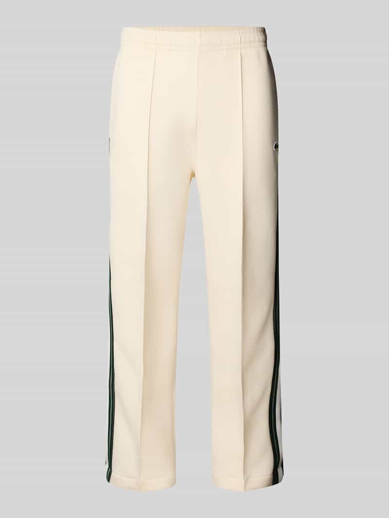 Lacoste Regular Fit Sweatpants aus Baumwoll-Mix in Offwhite, Größe L