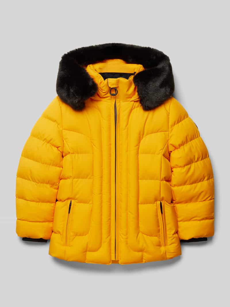 Wellensteyn Steppjacke mit Reißverschluss Modell 'Belvitesse' in Hellgelb, Größe 116