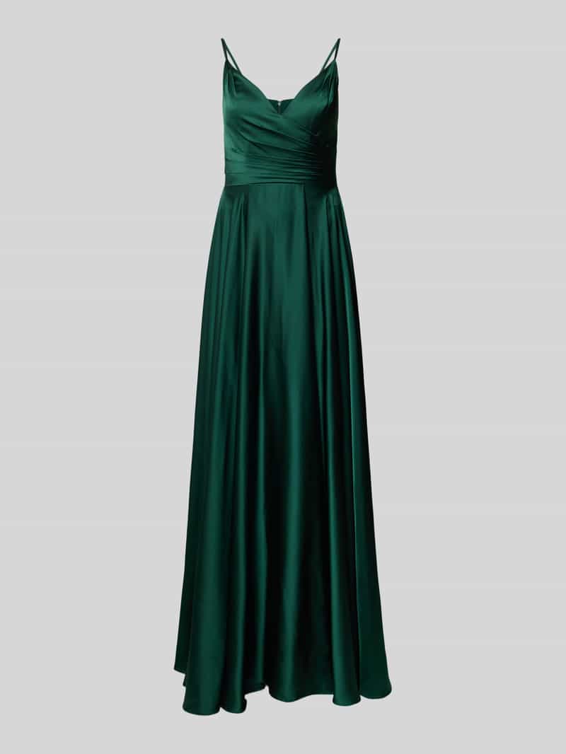 Abendkleid in Wickel-Optik