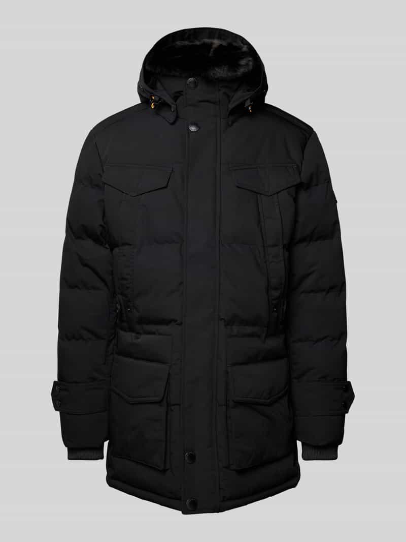 Wellensteyn Funktionsjacke mit Kapuze Modell 'SEAMASTER' in Black, Größe XL