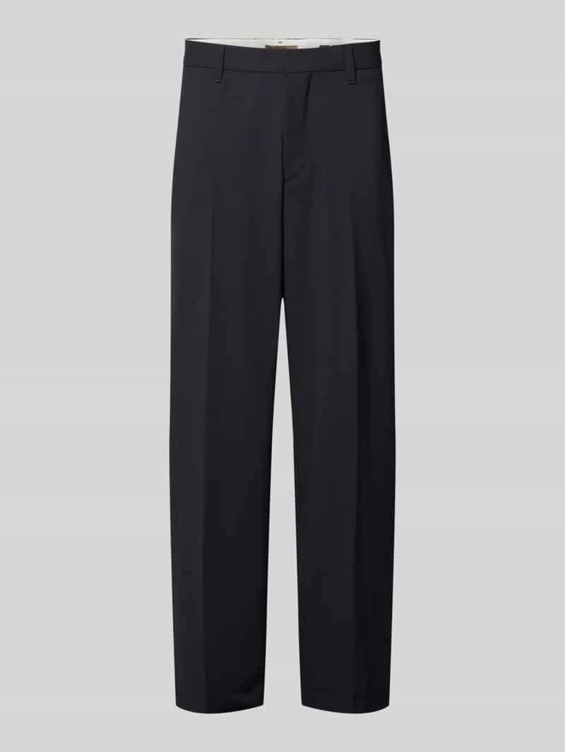 Weite Hose mit Woll-Anteil Modell 'MOSSBO DFB' - Marc O'Polo × DFB Travel Collection