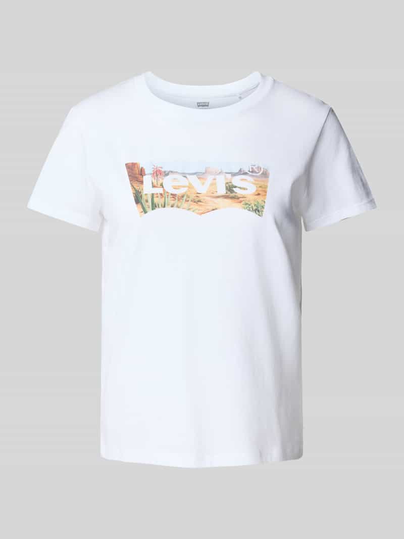 T-Shirt mit Label-Details Modell 'THE PERFECT TEE'