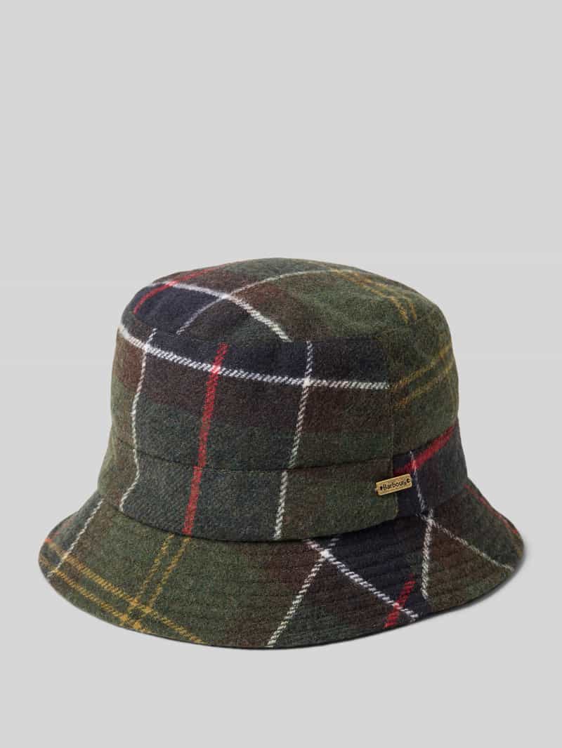 Barbour Bucket Hat mit Woll-Anteil Modell 'HEIDI' in Oliv, Größe M