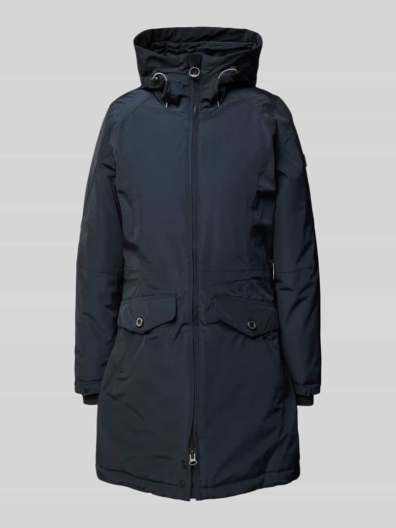 Wellensteyn Shaped Fit Parka mit Kapuze Modell 'CUCILLA' in Marine, Größe S