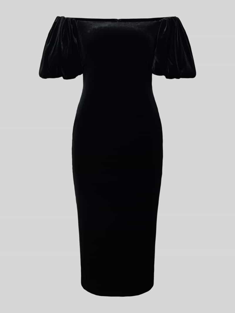 Lauren Ralph Lauren Cocktailkleid im Off-Shoulder-Look Modell 'FARAINE' in Black, Größe 32