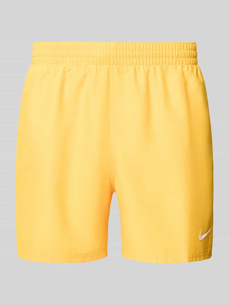 Nike Badehose mit Label-Print in GELB, Größe S