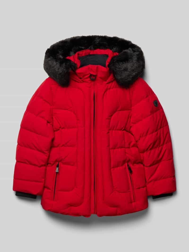 Wellensteyn Steppjacke mit Reißverschluss Modell 'Belvitesse' in Rot, Größe 128