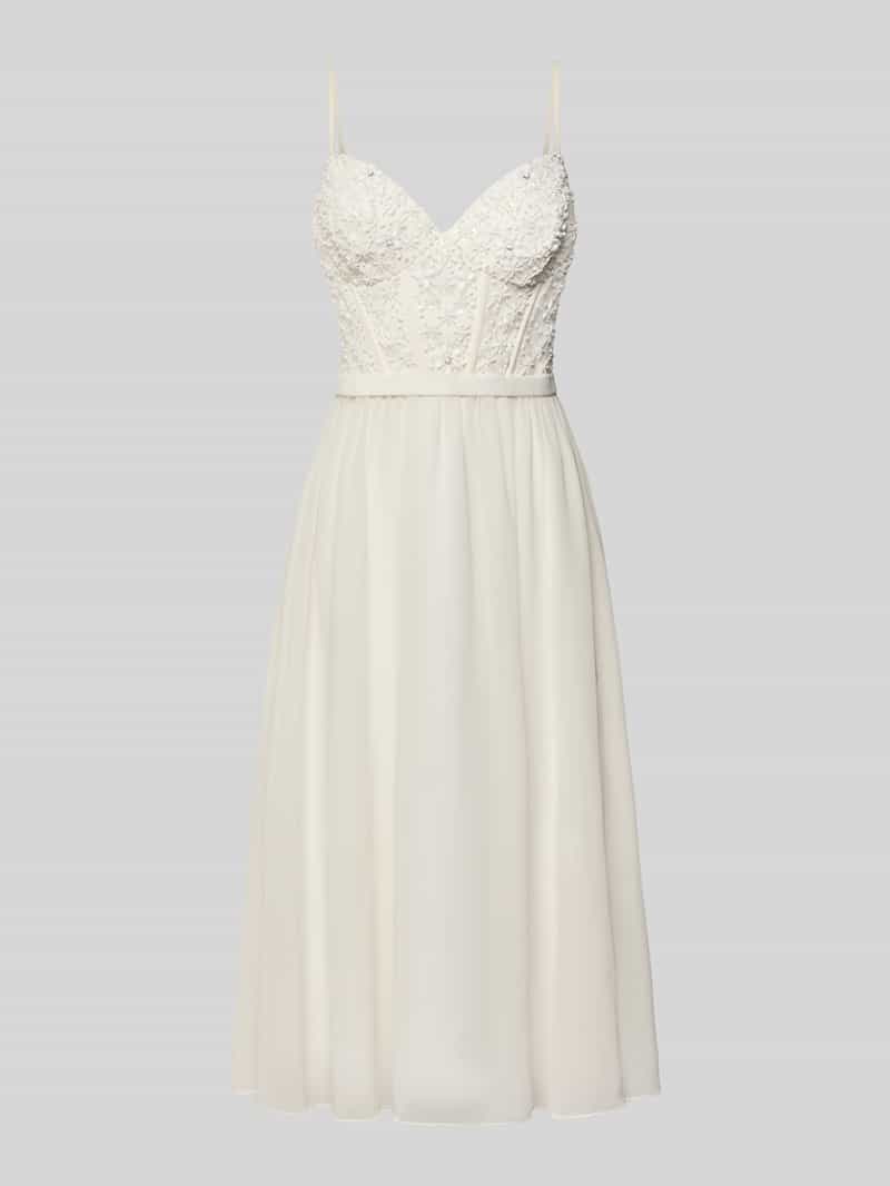 Laona Brautkleid mit Herz-Ausschnitt in Offwhite, Größe 32