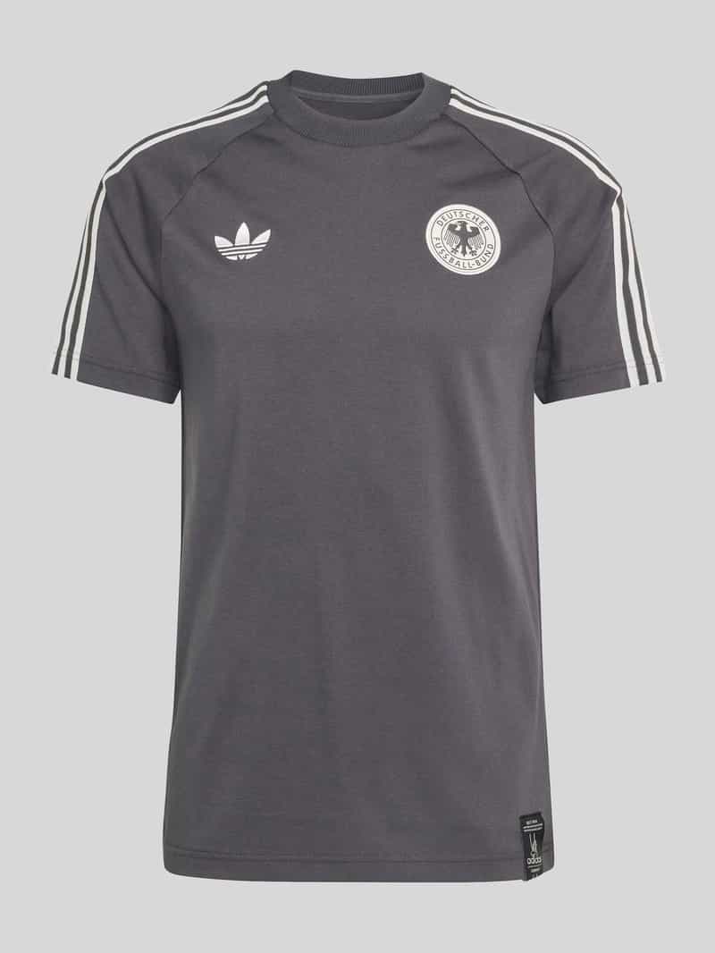 Regular Fit T-Shirt aus Baumwoll-Mix mit DFB-Applikation